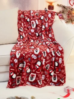 Online Świąteczny koc narzutka 200x220 Koce