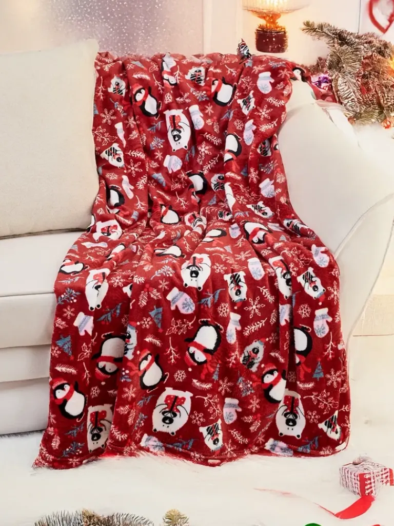 Online Świąteczny koc narzutka 200x220 Koce