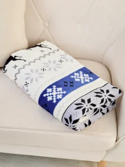 Outlet Świąteczny koc narzutka 200x220 Koce