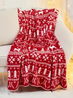 Hot Świąteczny koc narzutka 200x220 Koce