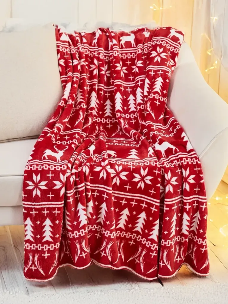 Hot Świąteczny koc narzutka 200x220 Koce