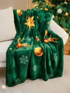 Discount Świąteczny koc narzutka 160x200 Koce