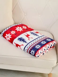 Sale Świąteczny koc narzutka 200x220 Koce