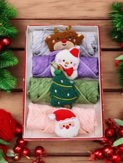 Outlet Świąteczny komplet ręczników Happy Xmas Akcesoria|Ręczniki