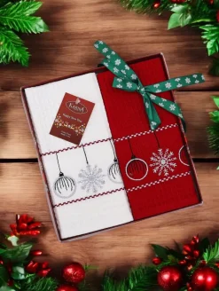Sale Świąteczny komplet ręczników Happy New Year Akcesoria|Ręczniki