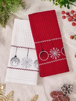 Sale Świąteczny komplet ręczników Happy New Year Akcesoria|Ręczniki