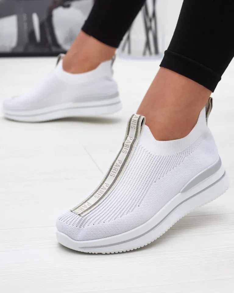 Discount Wsuwane buty sportowe damskie z napisami w kolorze m Cerppa Damskie Bieganie, Ćwiczenia I Trening