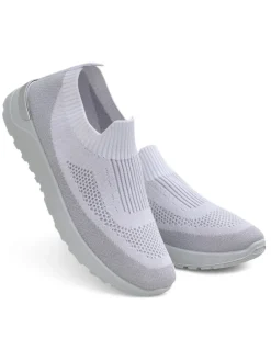 Outlet Wsuwane damskie materiałowe buty sportowe Terrifa Damskie Bieganie, Ćwiczenia I Trening