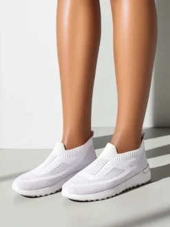 Outlet Wsuwane damskie materiałowe buty sportowe Terrifa Damskie Bieganie, Ćwiczenia I Trening