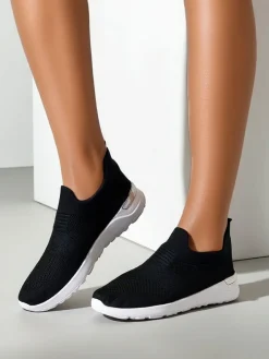 Clearance Wsuwane damskie materiałowe buty sportowe Satet Damskie Bieganie, Ćwiczenia I Trening