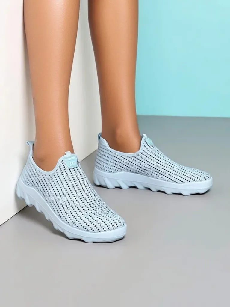 Outlet Wsuwane damskie materiałowe buty sportowe Eraste Damskie Bieganie, Ćwiczenia I Trening