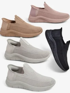 Wsuwane damskie materiałowe buty sportowe Secat Damskie Ugc|Bieganie, Ćwiczenia I Trening