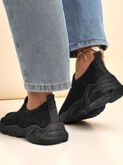 Outlet Wsuwane damskie materiałowe buty sportowe Flex Move Damskie Sportowe|Bieganie, Ćwiczenia I Trening