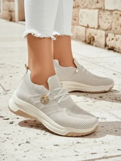 Hot Wsuwane damskie materiałowe buty sportowe Teletta Damskie Ugc|Sportowe