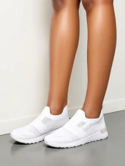 Outlet Wsuwane damskie materiałowe buty sportowe Satet Damskie Bieganie, Ćwiczenia I Trening