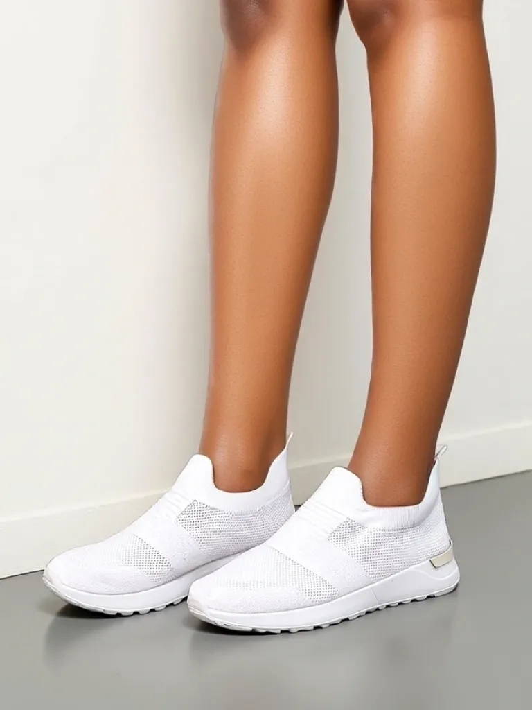 Outlet Wsuwane damskie materiałowe buty sportowe Satet Damskie Bieganie, Ćwiczenia I Trening