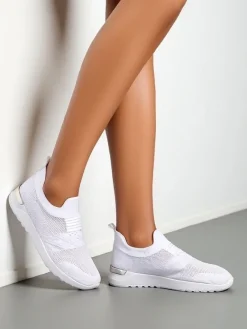 Outlet Wsuwane damskie materiałowe buty sportowe Satet Damskie Bieganie, Ćwiczenia I Trening