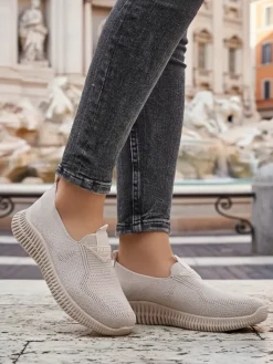 Discount Wsuwane damskie materiałowe buty sportowe Serra Damskie Sportowe|Bieganie, Ćwiczenia I Trening