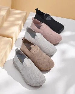 Outlet Wsuwane damskie materiałowe buty sportowe Serra Damskie Sportowe|Bieganie, Ćwiczenia I Trening