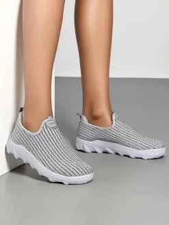 Best Wsuwane damskie materiałowe buty sportowe Eraste Damskie Bieganie, Ćwiczenia I Trening