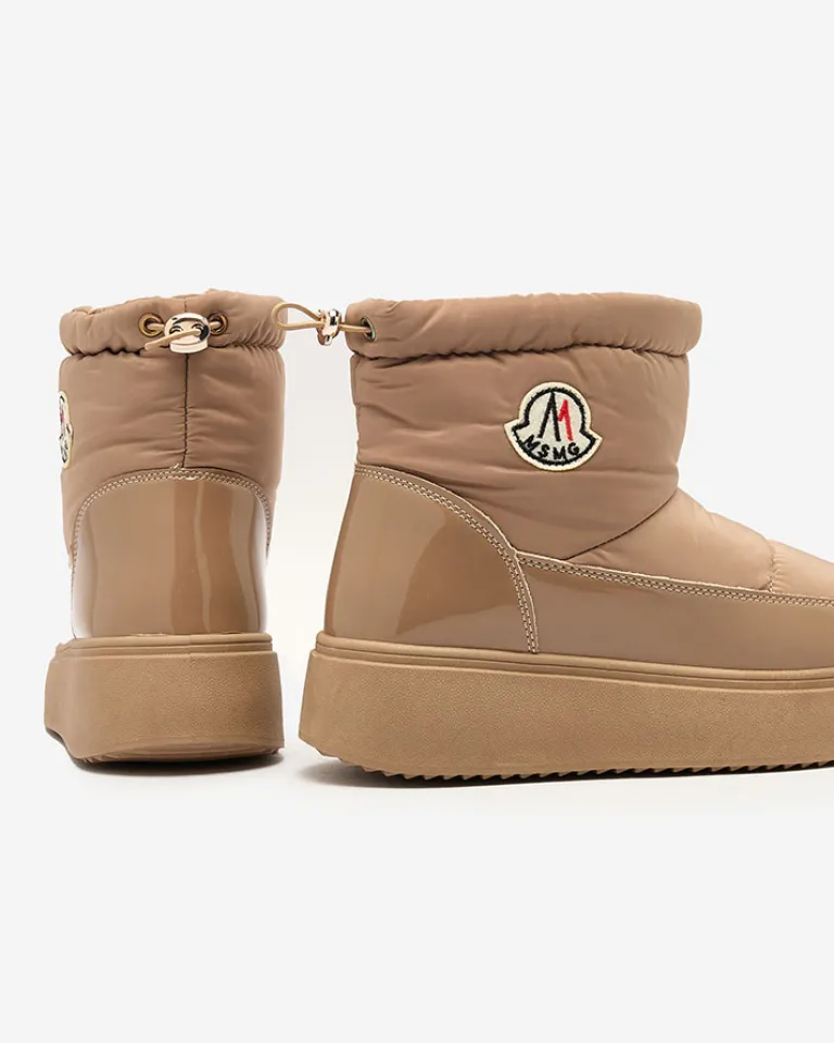 Clearance Wsuwane śniegowce damskie w m kolorze Ademra Śniegowce|Botki Z Grubym Ociepleniem