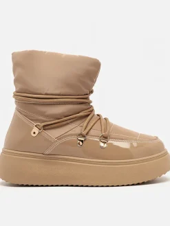 New Wsuwane śniegowce damskie w m kolorze Dabenda Śniegowce|Botki Z Grubym Ociepleniem