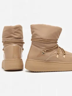 New Wsuwane śniegowce damskie w m kolorze Dabenda Śniegowce|Botki Z Grubym Ociepleniem