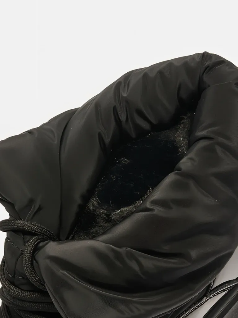 Outlet Wsuwane śniegowce damskie w m kolorze Dabenda Śniegowce|Botki Z Grubym Ociepleniem