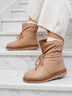 Wsuwane śniegowce damskie w kolorze m Nevonsis Śniegowce|Botki Z Delikatnym Ociepleniem