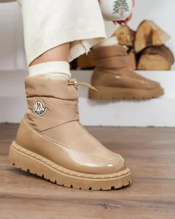 Wsuwane śniegowce damskie w m kolorze Ireda Śniegowce|Botki Z Delikatnym Ociepleniem