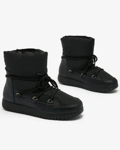 Sale Wsuwane śniegowce damskie w m kolorze Iredas Śniegowce|Botki Z Delikatnym Ociepleniem