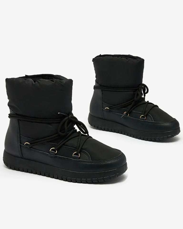 Sale Wsuwane śniegowce damskie w m kolorze Iredas Śniegowce|Botki Z Delikatnym Ociepleniem