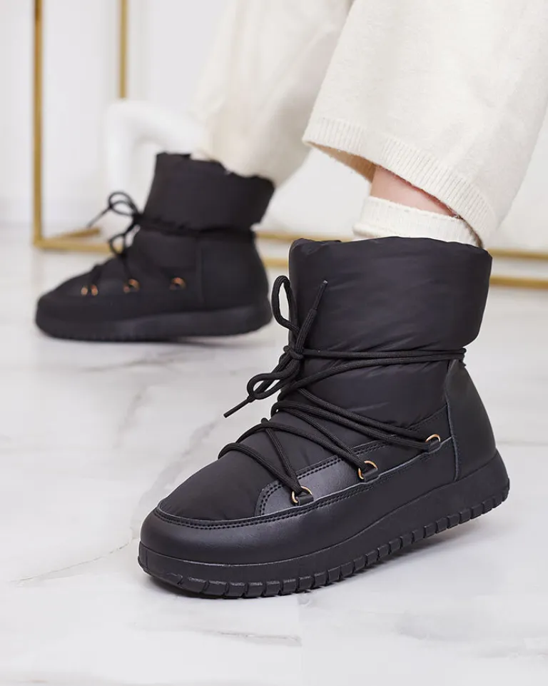 Sale Wsuwane śniegowce damskie w m kolorze Iredas Śniegowce|Botki Z Delikatnym Ociepleniem