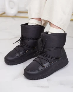 Sale Wsuwane śniegowce damskie w m kolorze Iredas Śniegowce|Botki Z Delikatnym Ociepleniem