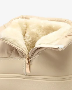 Outlet Wsuwane śniegowce damskie w m kolorze Armeda Śniegowce|Botki Z Grubym Ociepleniem