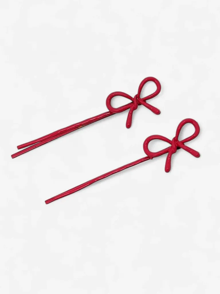 Wsuwki do włosów z kokardką Nerina Fiocco Damskie Akcesoria Do Włosów