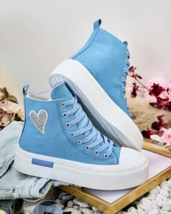 Online Wysokie trampki damskie Tris Trampki