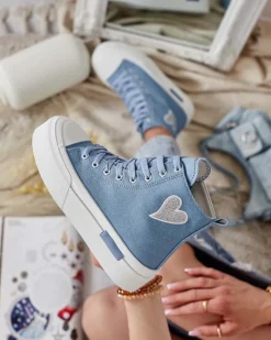 Online Wysokie trampki damskie Tris Trampki