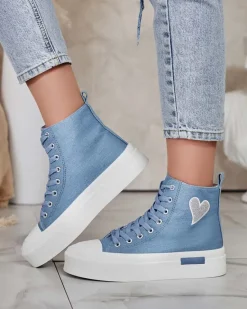 Online Wysokie trampki damskie Tris Trampki