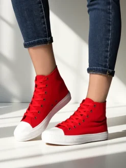 Best Wysokie trampki damskie Hirria Trampki