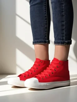 Best Wysokie trampki damskie Hirria Trampki