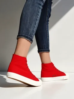 Best Wysokie trampki damskie Hirria Trampki