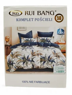 Clearance Wzorzysta pościel 180x200 komplet 3 CZĘŚCI 180 X 200 Cm