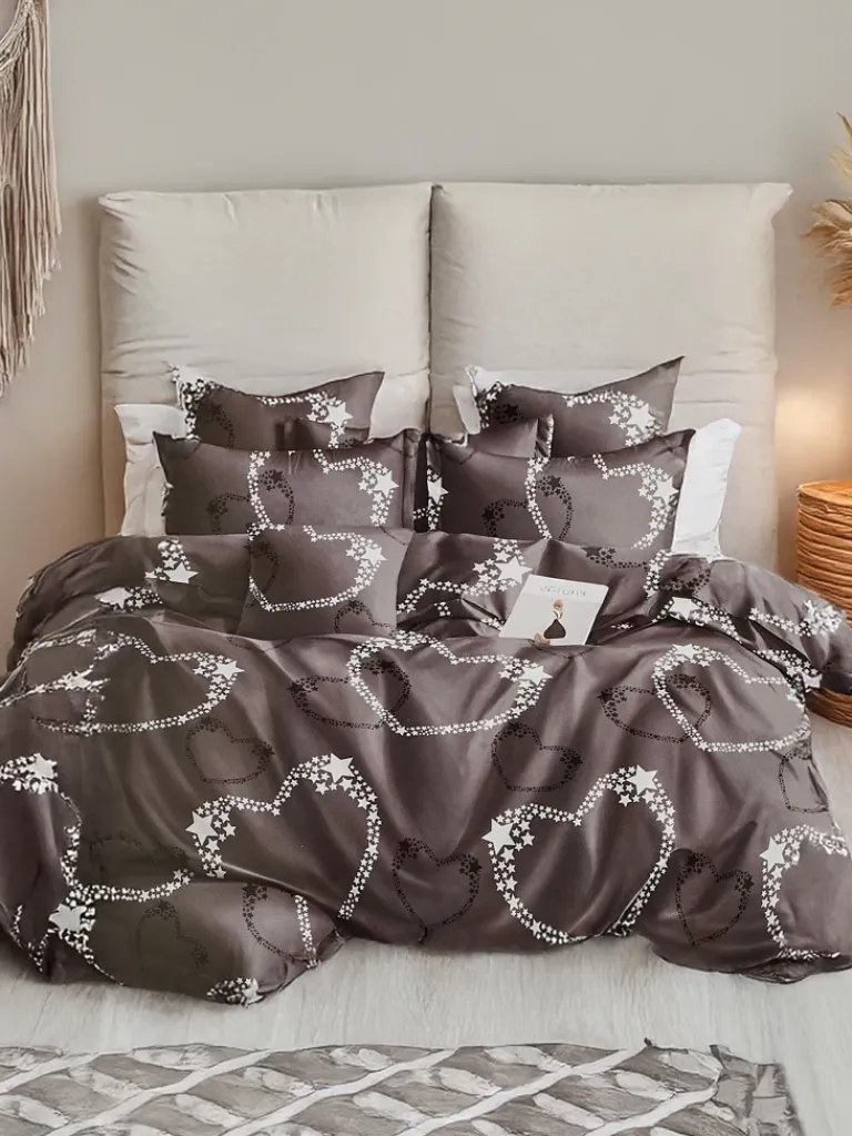 Clearance Wzorzysta pościel 180x200 komplet 3 CZĘŚCI 180 X 200 Cm