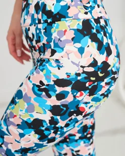 Clearance Wzorzyste damskie legginsy 3/4 Spodenki 3/4|Legginsy / Tregginsy