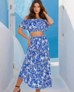 Best Wzorzysty damski komplet Damskie Komplety Damskie