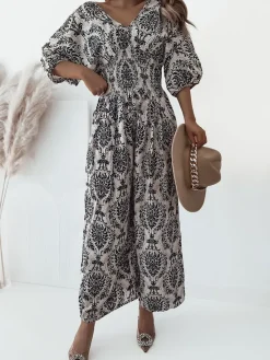 Hot Wzorzysty kombinezon damski Kombinezony