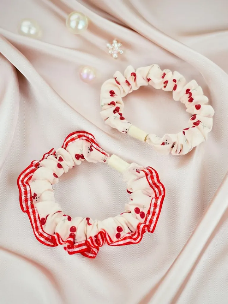 Zestaw 2 gumek do włosów z printem Duettia Damskie Akcesoria Do Włosów