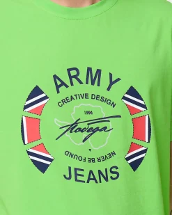 Online męski t-shirt z nadrukiem Bluzki