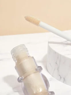 Sale Rozświetlacz do twarzy w płynie z pędzelkiem Pearl Glow Twarz